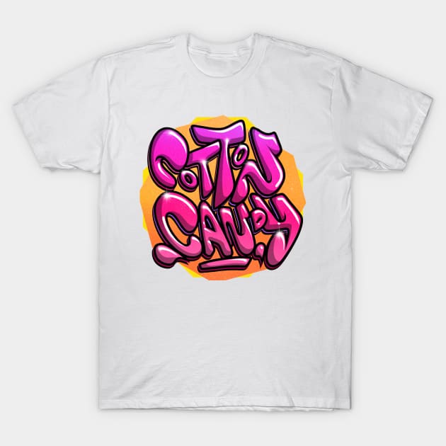 Cotton Candy T-Shirt by Graffitidesigner